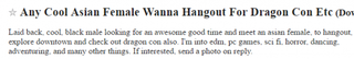 Illustration for article titled Craigslist Ads For DragonCon (NSFW)